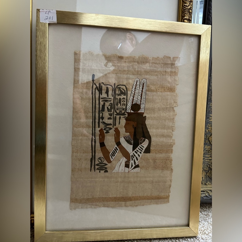 Egyptian Papyrus Painting